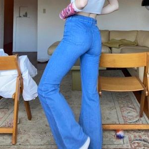 Stella McCartney blue flared jeans